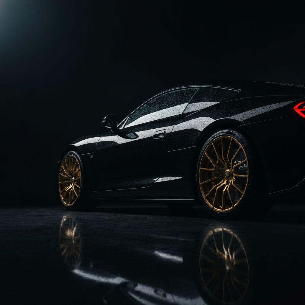 Luxury detailed car
